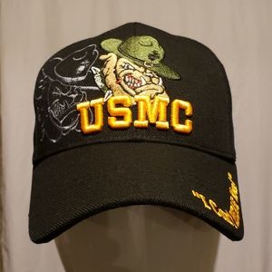 VINTAGE MILITARY USMC Bulldog HAT